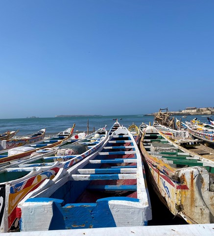 Barques de pêche à Dakar 