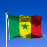 drapeau du Sénégal sur un mat drapeau sénégal sur un mat